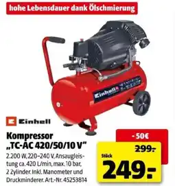 Hagebau Kompressor tc-ac 420/50/10 v Angebot