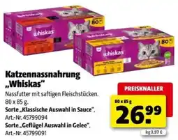 Hagebau Katzennassnahrung whiskas Angebot