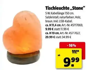 Hagebau Tischleuchte Stone Angebot