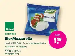 Denn's Biomarkt Bio-Mozzarella Angebot
