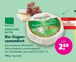 Denn's Biomarkt Bio-Ziegen- camembert Angebot