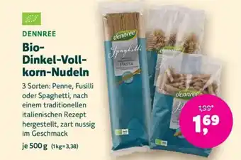 Denn's Biomarkt Bio- Dinkel-Voll- korn-Nudeln Angebot