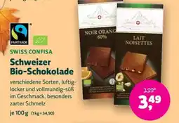 Denn's Biomarkt Schweizer Bio-Schokolade Angebot