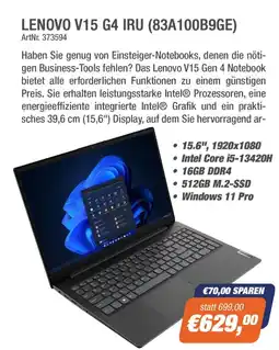 e-tec Lenovo v15 g4 iru (83a100b9ge) Angebot