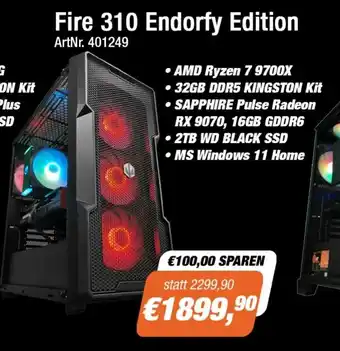 e-tec Fire 310 Endorfy Edition Angebot