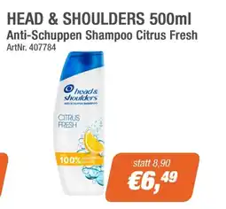 e-tec HEAD & SHOULDERS Angebot