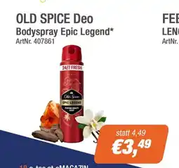 e-tec Old spice deo Angebot