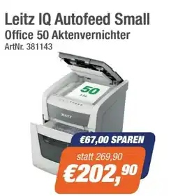 e-tec Leitz IQ Autofeed Small Angebot