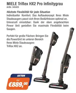 e-tec Miele triflex hx2 pro infinitygrau Angebot