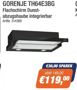 e-tec Gorenje th64e3bg Angebot