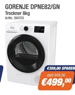 e-tec Gorenje dpne82/gn Angebot
