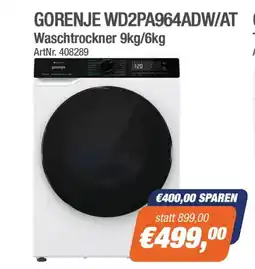 e-tec Gorenje wd2pa964adw/at Angebot