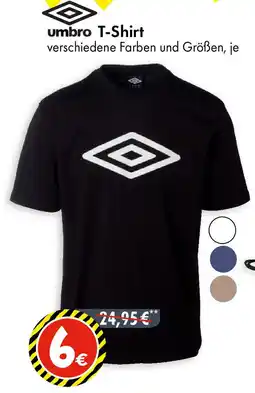 TEDi umbro T-Shirt Angebot