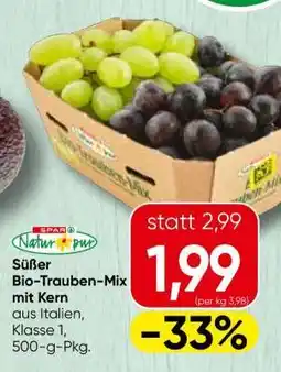 Spar Süßer Bio-Trauben-Mix mit Kern Angebot