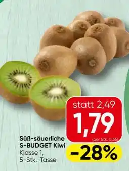 Spar süß-säuerliche S-BUDGET Kiwi Angebot