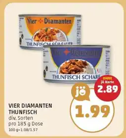 PENNY Vier Diamanten Thunfisch Angebot