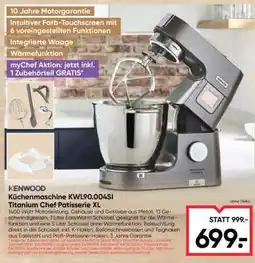 Maximarkt Küchenmaschine KWL90.004SI Titanium Chef Patisserie XL Angebot