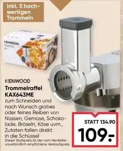 Maximarkt KENWOOD Trommelraffel KAX643ME Angebot
