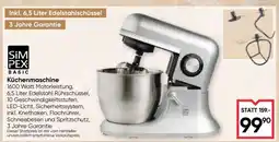 Maximarkt SIMPEX BASIC Küchenmaschine Angebot
