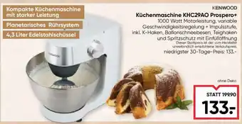 Küchenmaschine KHC29AO Prospero+