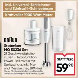Maximarkt Braun Stabmixer MQ 50236 Set Angebot