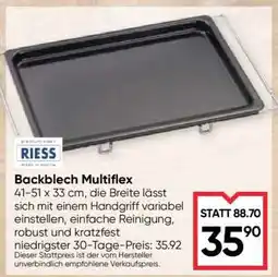 Maximarkt Backblech Multiflex Angebot