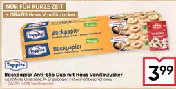 Maximarkt Backpapier Anti-Slip Duo mit Haas Vanillinzucker Angebot