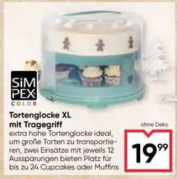 Maximarkt Tortenglocke XL mit Tragegriff Angebot