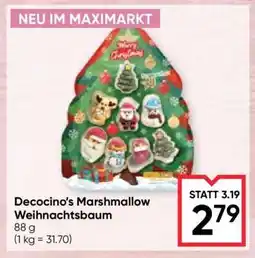 Maximarkt Decocino's Marshmallow Weihnachtsbaum Angebot