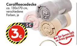 TEDi Coralfleecedecke Angebot