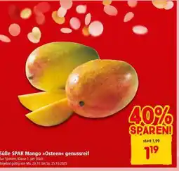 Interspar Süße SPAR Mango Osteen genussreif Angebot