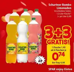 Interspar Schartner Bombe Limonaden Angebot