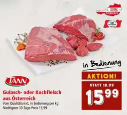 Interspar Gulasch- oder Kochfleisch aus Österreich Angebot