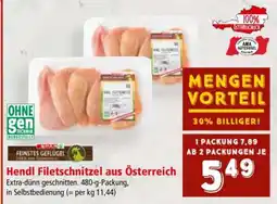 Interspar Hendl Filetschnitzel, aus Österreich Angebot
