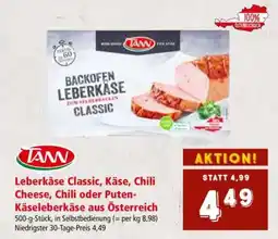 Interspar Leberkäse Classic, Käse, Chili Cheese, Chili oder Puten-Käseleberkäse aus Österreich Angebot