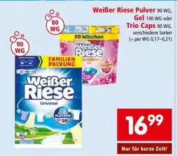 Interspar Weißer Riese Pulver, Gel oder Trio Caps Angebot
