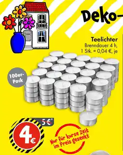 TEDi Teelichter Angebot