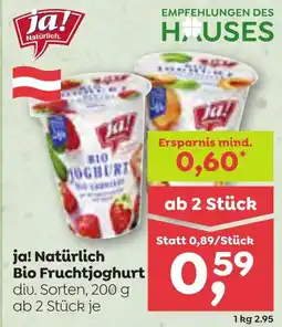 ADEG Natürlich Bio Fruchtjoghurt Angebot