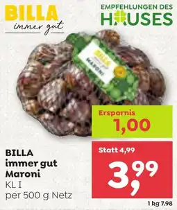 ADEG Billa immer gut maroni Angebot