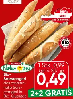 Eurospar Spar Natur pur Bio-Salzstangerl Angebot