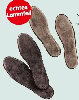 Interspar Fellhof Damen Lammfell-Schuheinlagen Angebot