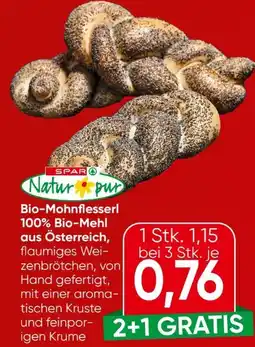 Eurospar Spar Natur pur Bio-Mohnflesserl Angebot
