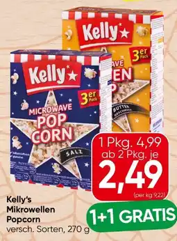 Eurospar Kelly's Mikrowellen Popcorn Angebot