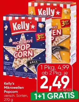 Spar Kelly's Mikrowellen Popcorn Angebot