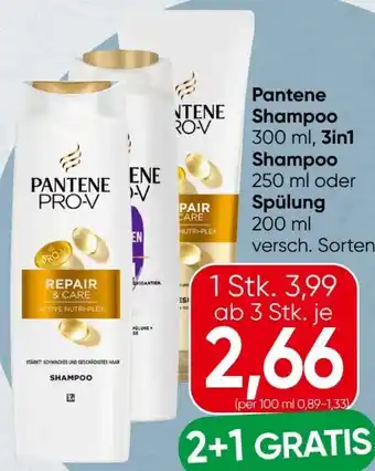 Spar Pantene Pro-V Shampoo Angebot