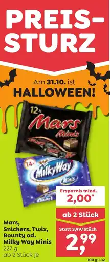 ADEG Mars, Snickers, Twix, Bounty od. Milky Way Minis Angebot