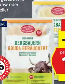 Hofer Zurück zum Ursprung Bio-Bergbauern Käse Angebot