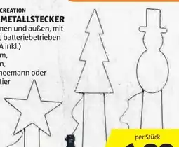 Hofer Home Creation LED-Metallstecker Angebot