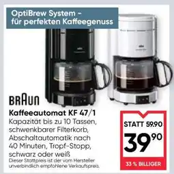 Maximarkt Kaffeeautomat KF 47/1 Angebot