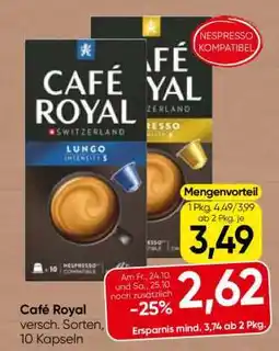 Spar Cafe Royal Angebot